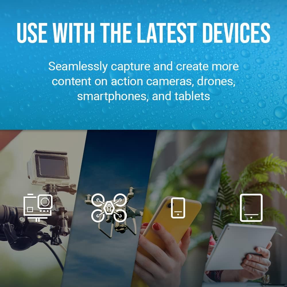 PNY P-SDUX512U3100PRO-GE 512GB PRO Elite Class 10 U3 V30 microSDXC Flash Memory Card - 100MB/s, Class 10, U3, V30, A2, 4K UHD, Full HD, UHS-I, Micro SD