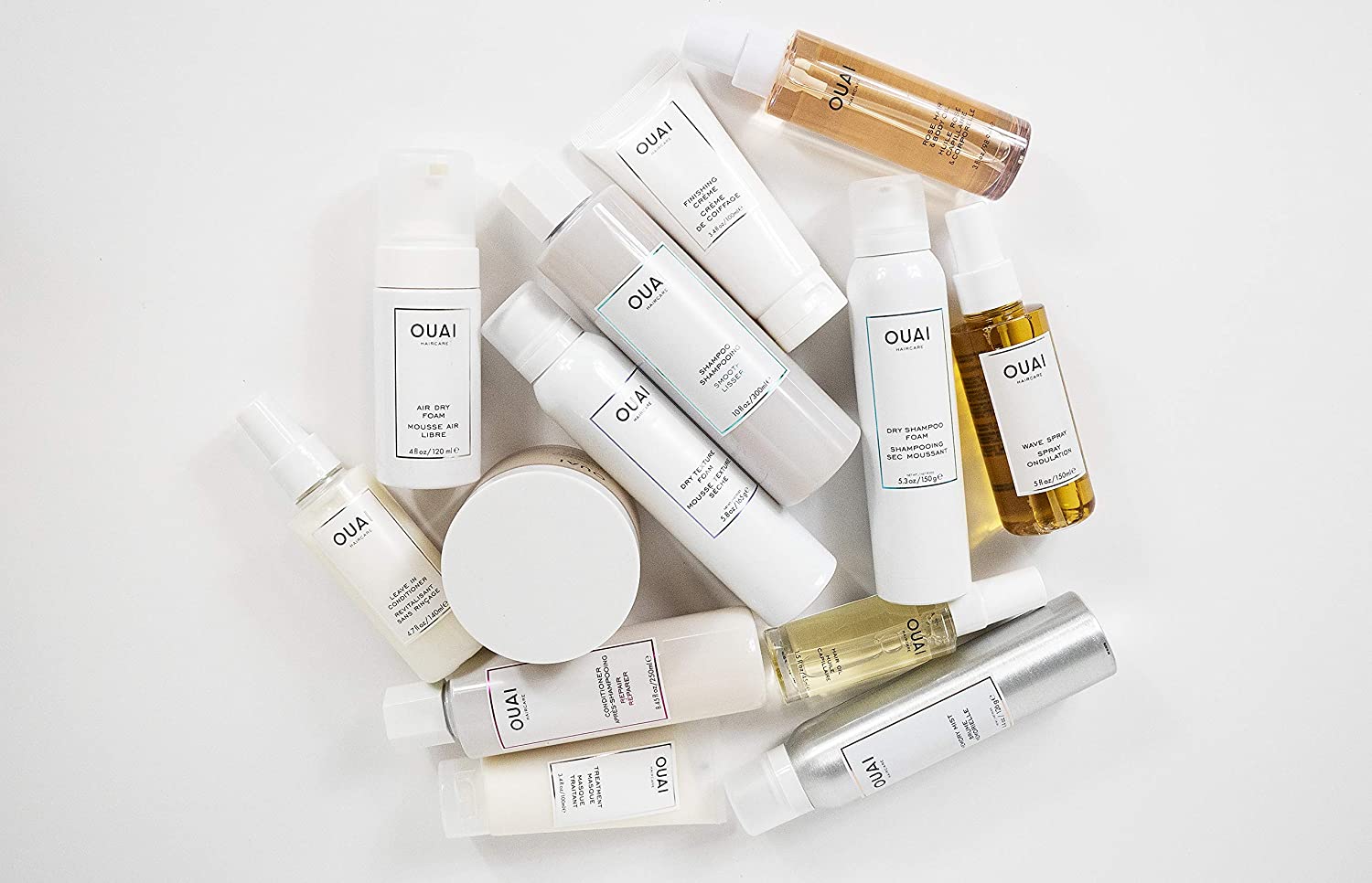 Wholesale OUAI Air Dry Foam. Wash and Wear Mousse for Perfect AirDried