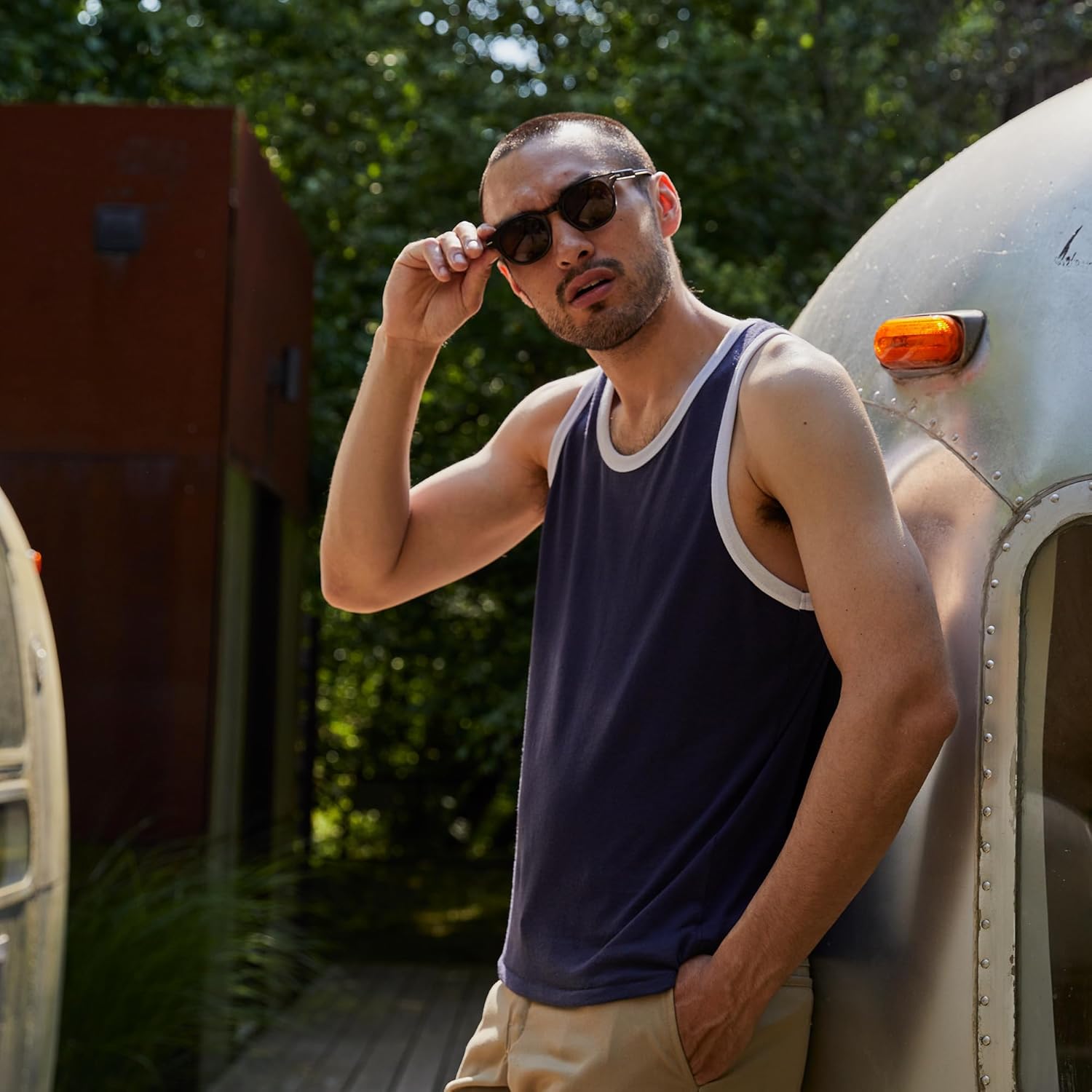 Hanes Men’s Performance Tank, X-Temp Moisture-Wicking Tank Top, Solid Colors, 2-Pack Large White