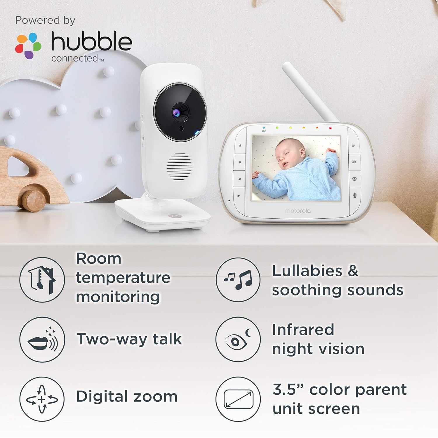 Motorola indoor Baby Smart Video Baby Monitor with Wi-Fi & 3.5