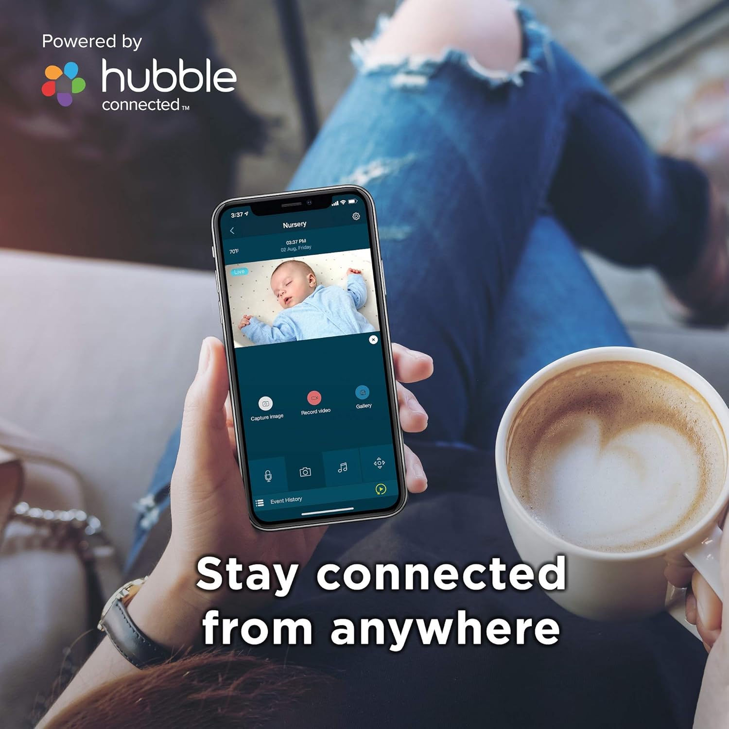 Motorola indoor Baby Smart Video Baby Monitor with Wi-Fi & 3.5