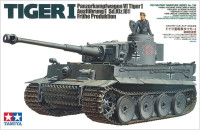 Tamiya 35216 1/35 Ger. Tiger I Early Production Tank Plastic Model Kit for Unisex Adult Modern