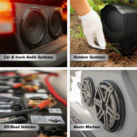 InstallGear 14 Gauge Tinned OFC Heavy Duty Boat Marine Speaker Wire, 50 feet | White Speaker Cable | OFC Speaker Wire 14 Gauge | Marine Wire 14 Gauge Wire for Outdoor, Automotive, and Marine 50 Feet 14 Gauge