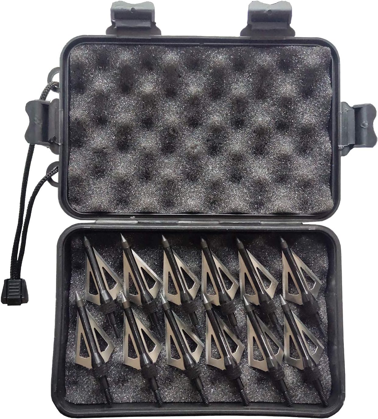 20 22 Inch Crossbow Bolts and Crossbow Broadheads Set Carbon Crossbow Arrows for Hunting and Outdoor Practice, 12pcs Arrows 12pcs Broadheads(24 Pack) 22