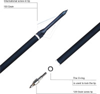 20 22 Inch Crossbow Bolts and Crossbow Broadheads Set Carbon Crossbow Arrows for Hunting and Outdoor Practice, 12pcs Arrows 12pcs Broadheads(24 Pack) 22