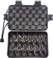 20 22 Inch Crossbow Bolts and Crossbow Broadheads Set Carbon Crossbow Arrows for Hunting and Outdoor Practice, 12pcs Arrows 12pcs Broadheads(24 Pack) 22