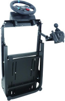 Racing Wheel Stand, Height Adjustable & Foldable Steering Wheal Stand Compatible with Logitech G25,G27,G29,G920 Gaming Cockpit stand A