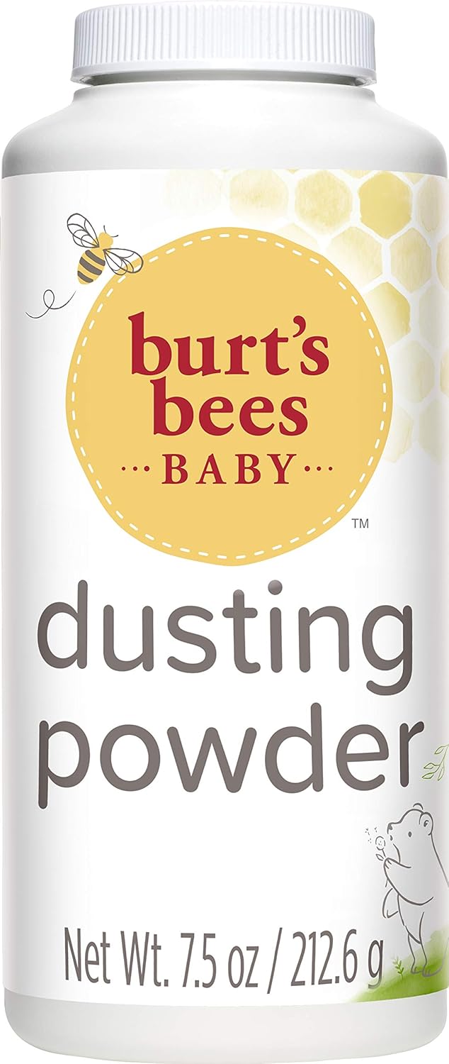 Burt's Bees Baby Powder, Hypoallergenic Dusting Powder, Non-Irritating, Calming Skin Care, All Natural, Talc Free,7.5 Ounce (Pack of 3) Clean 7.5 Ounce (Pack of 3)