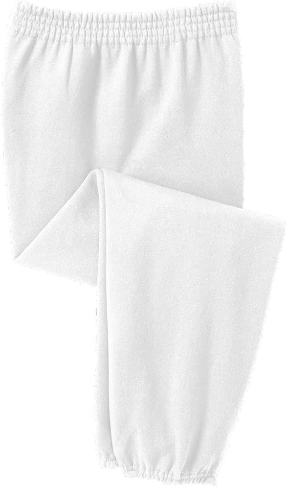 Joe's USA Youth Soft and Cozy Sweatpants in 7 Colors. Sizes Youth XS-XL Large White