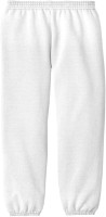 Joe's USA Youth Soft and Cozy Sweatpants in 7 Colors. Sizes Youth XS-XL Large White
