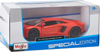 Maisto Lamborghini Aventador LP 700-4 Diecast Vehicle (1:24 Scale), Metallic Orange