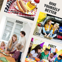 YAPAS Metal Tray with PVC Soft Magnetic Lid, 7