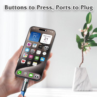 Dummy Fake Phone Model, Looks Like The Real Phone Compatible with Phone 15 Pro max, for Cell Phone Store Display or Send a Toy Phone 15 Promax for Kids (Titanium Rainbow Front)