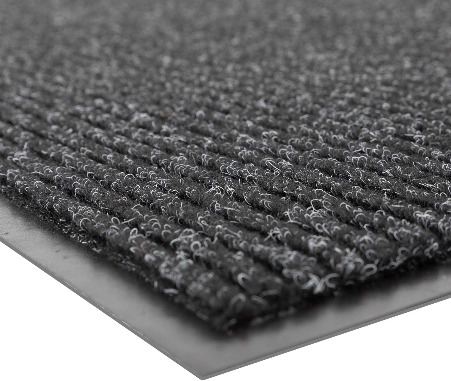 Notrax 109 Brush Step Carpeted Indoor/Outdoor Entrance Mat for Home or Office, 3' X 4', Absorbent Slip Resistant Heavy Duty Entry Mat, Charcoal, 109S0034CH 3' x 4' (Rectangular) Charcoal Solid