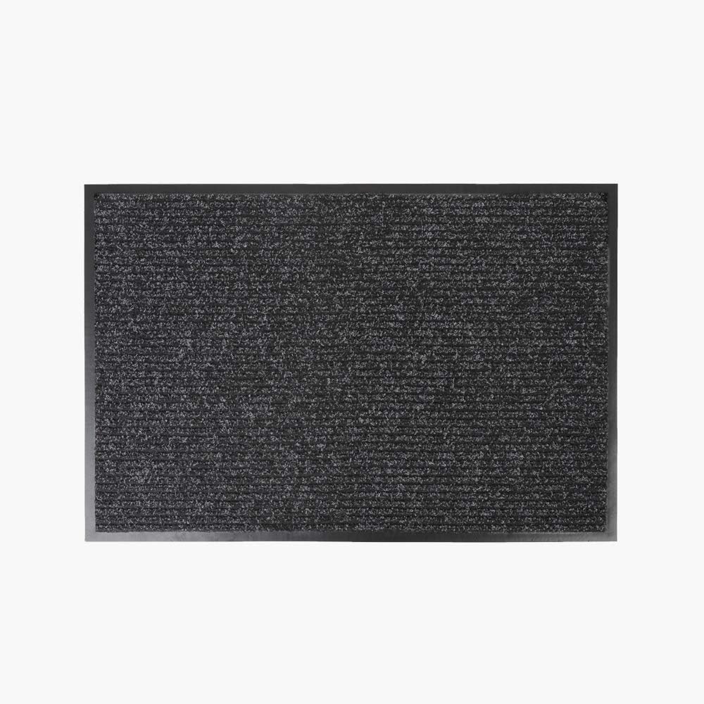 Notrax 109 Brush Step Carpeted Indoor/Outdoor Entrance Mat for Home or Office, 3' X 4', Absorbent Slip Resistant Heavy Duty Entry Mat, Charcoal, 109S0034CH 3' x 4' (Rectangular) Charcoal Solid
