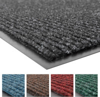 Notrax 109 Brush Step Carpeted Indoor/Outdoor Entrance Mat for Home or Office, 3' X 4', Absorbent Slip Resistant Heavy Duty Entry Mat, Charcoal, 109S0034CH 3' x 4' (Rectangular) Charcoal Solid