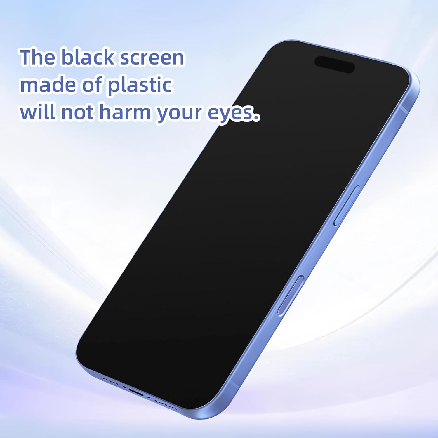 Blue Union Fake Phone Dummy Prop Pear Phone 16, Non-Working Phone with Case (Blue)