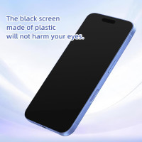 Blue Union Fake Phone Dummy Prop Pear Phone 16, Non-Working Phone with Case (Blue)