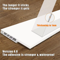 Suptikes 2 Pack Door Draft Stopper，Door Sweep for Exterior & Interior Doors,Door Bottom Seal Dust and Noise Insulation Weather Stripping Draft Guard Insulator, 1.8