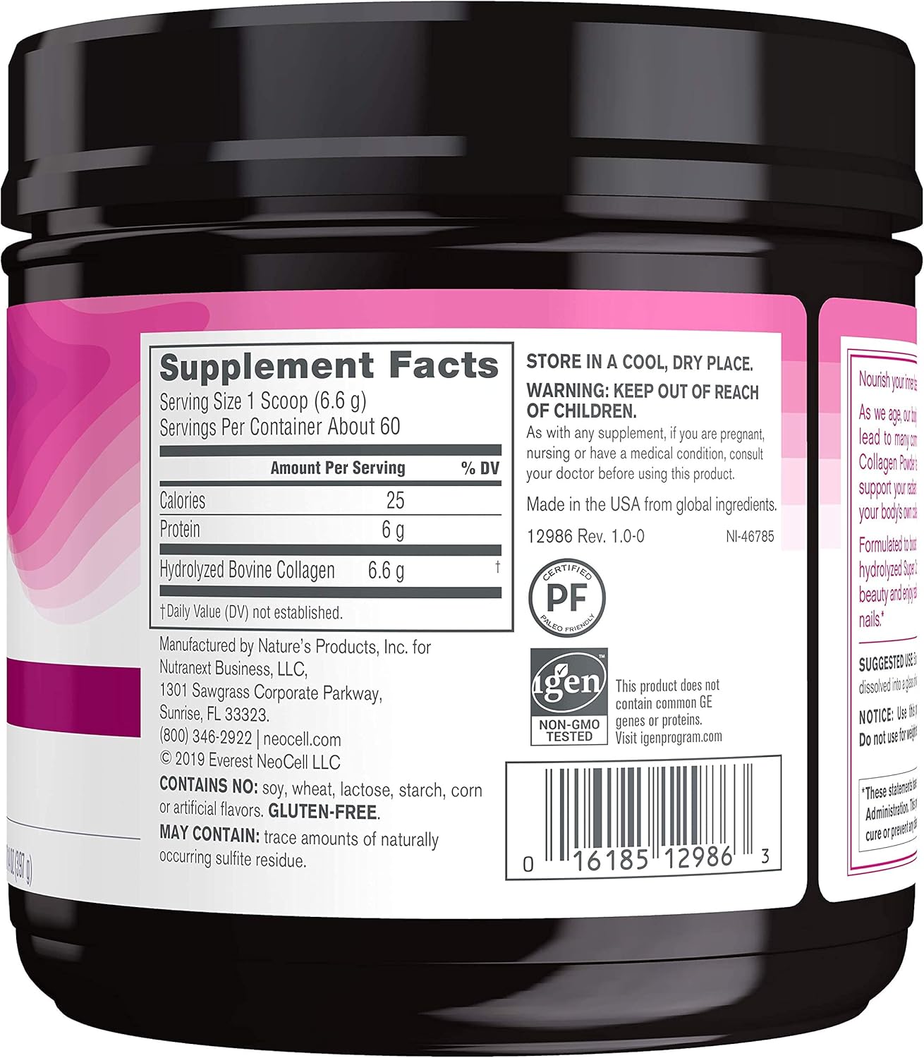 Neocell Super Collagen Powder A 6,600mg Collagen Types 1 & 3 - Unflavored - 7 Ounces 7 Ounce (Pack of 1)