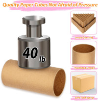 120-Pack Brown Cardboard Tubes for Crafts (1.5x3.4 Inch) | Bulk Kraft Paper Rolls for DIY, Art Supplies, Handicraft Projects & Holiday Decor - Crush Resistant