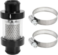 1.5 Inch Inline Coolant Filter with Transparent Housing, Compatible with 1.5