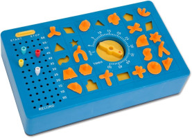 TimeShock Retro Timed Fun Board Game with Timer and Pop-up Tray - Measures 9