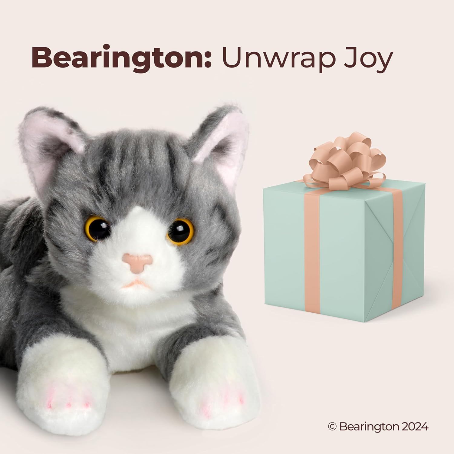 Bearington Lil' Socks Cat Stuffed Animal - 8