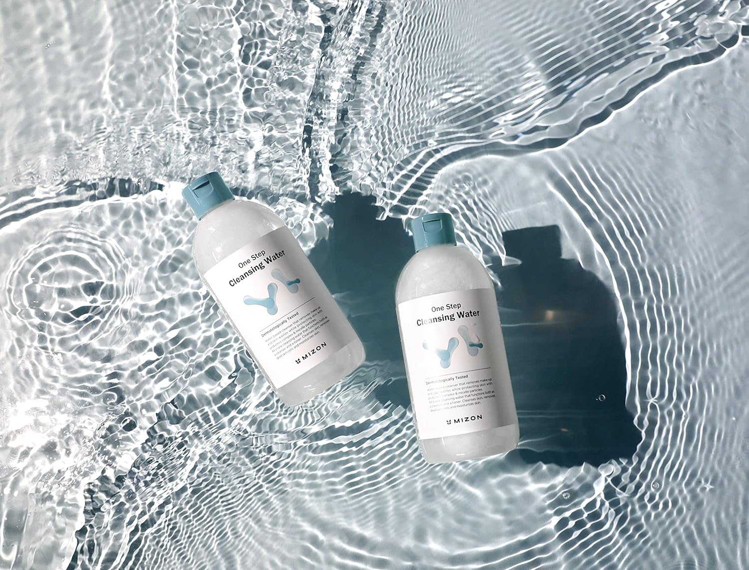 MIZON Micellar Cleansing Water, with Probiotics, Facial Cleanser, Makeup Remover, Natural Ingredients, for Sensitive Skin (1 Pack 16.9 fl oz) 16.9 Fl Oz (Pack of 1)