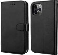 Bocasal Compatible with iPhone 12 & iPhone 12 Pro Wallet Case with Card Holder PU Leather Magnetic Detachable Kickstand Shockproof Wrist Strap Removable Flip Cover 6.1 inch (Black)