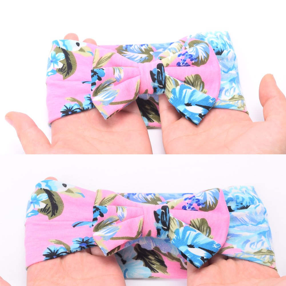 Galabloomer Newborn Swaddle Blanket with Headband Set Baby Girl Receiving Blanket Pink Rose