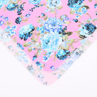 Galabloomer Newborn Swaddle Blanket with Headband Set Baby Girl Receiving Blanket Pink Rose