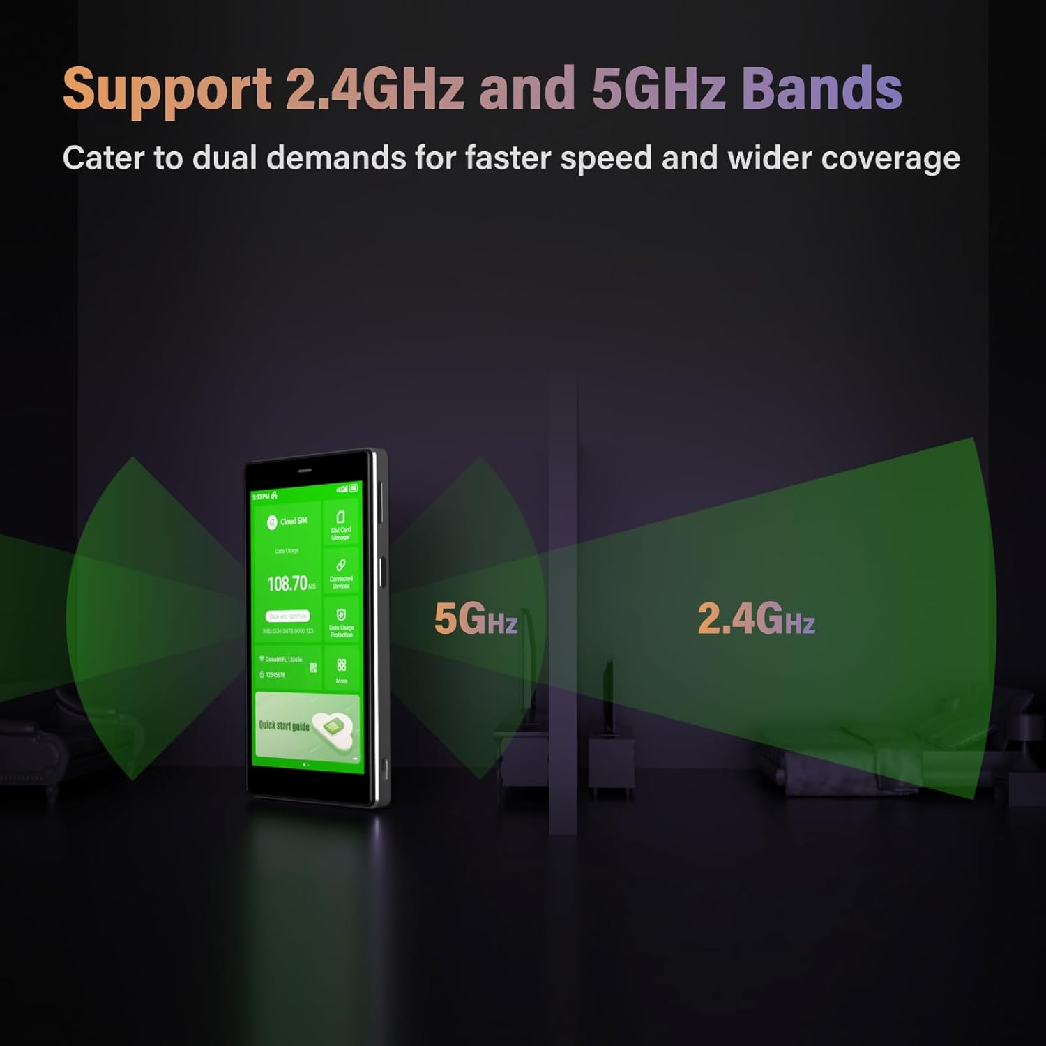 GlocalMe G4 Pro 4G LTE Mobile Hotspot with Global 1GB Data, Portable WiFi Hotspot for Travel in 200+ Countries, 5