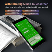 GlocalMe G4 Pro 4G LTE Mobile Hotspot with Global 1GB Data, Portable WiFi Hotspot for Travel in 200+ Countries, 5