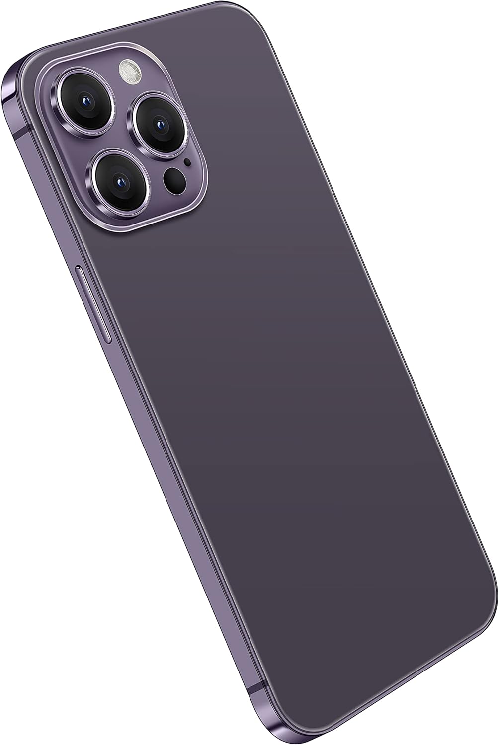 Non-Working Replica 1:1 Pretend Phone Dummy Display Model for 14 Pro 6.1 Inches Fake Model Baby Cell Toy (14 Pro Purple Black Screen)