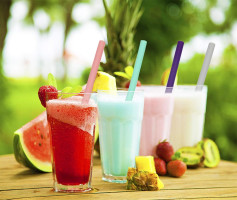 Senneny Set of 12 Silicone Drinking Straws for 30oz and 20oz - Reusable Silicone Straws BPA Free Extra Long with Cleaning Brushes- 6 Straight + 6 Bent- 8mm diameter