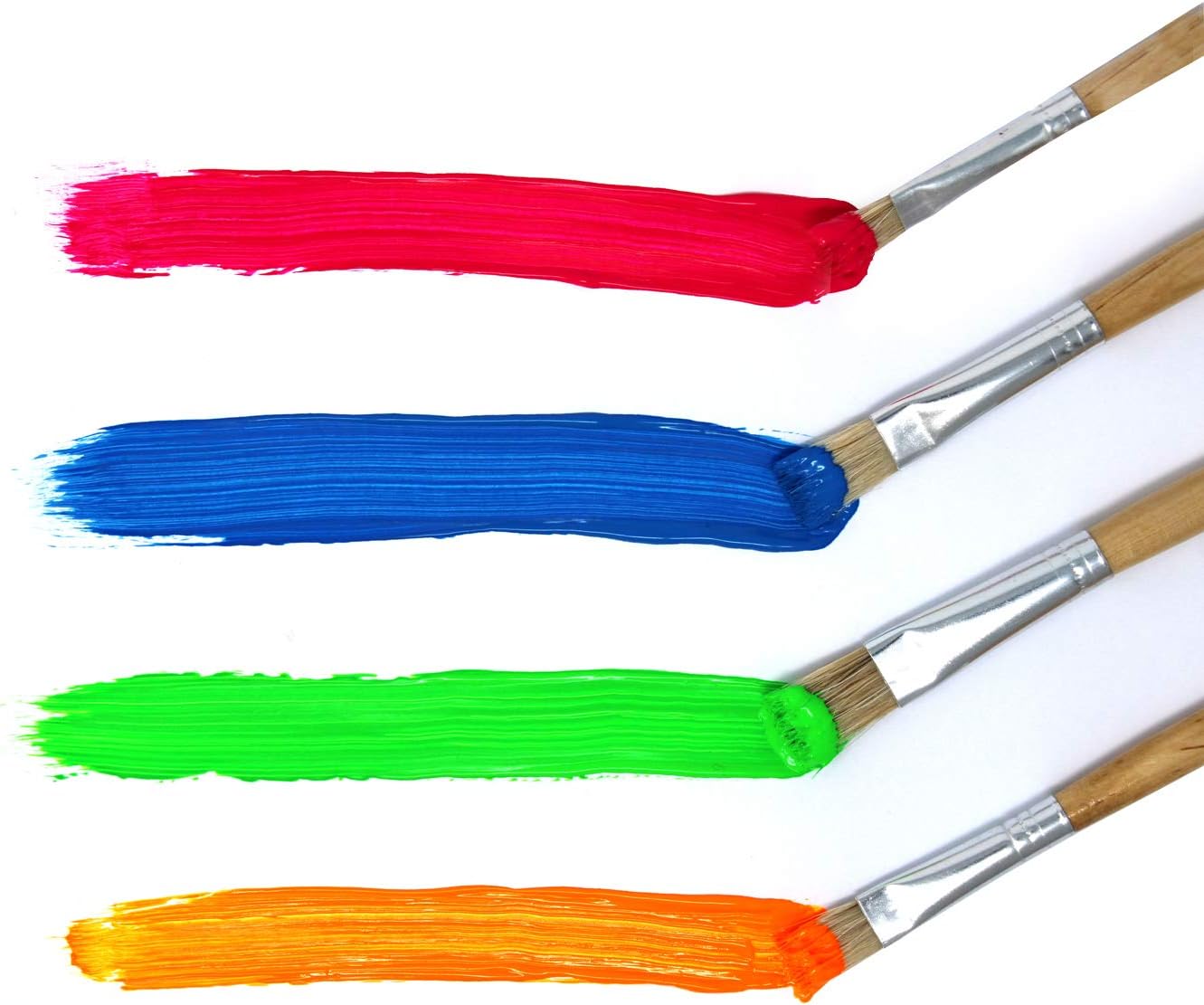 Golden Fluorescent Acrylic Colors Set | 4 Oz Heavy Body Acrylic paint | Complete Set of 8 Fluorescent Colors