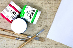 Golden Fluorescent Acrylic Colors Set | 4 Oz Heavy Body Acrylic paint | Complete Set of 8 Fluorescent Colors