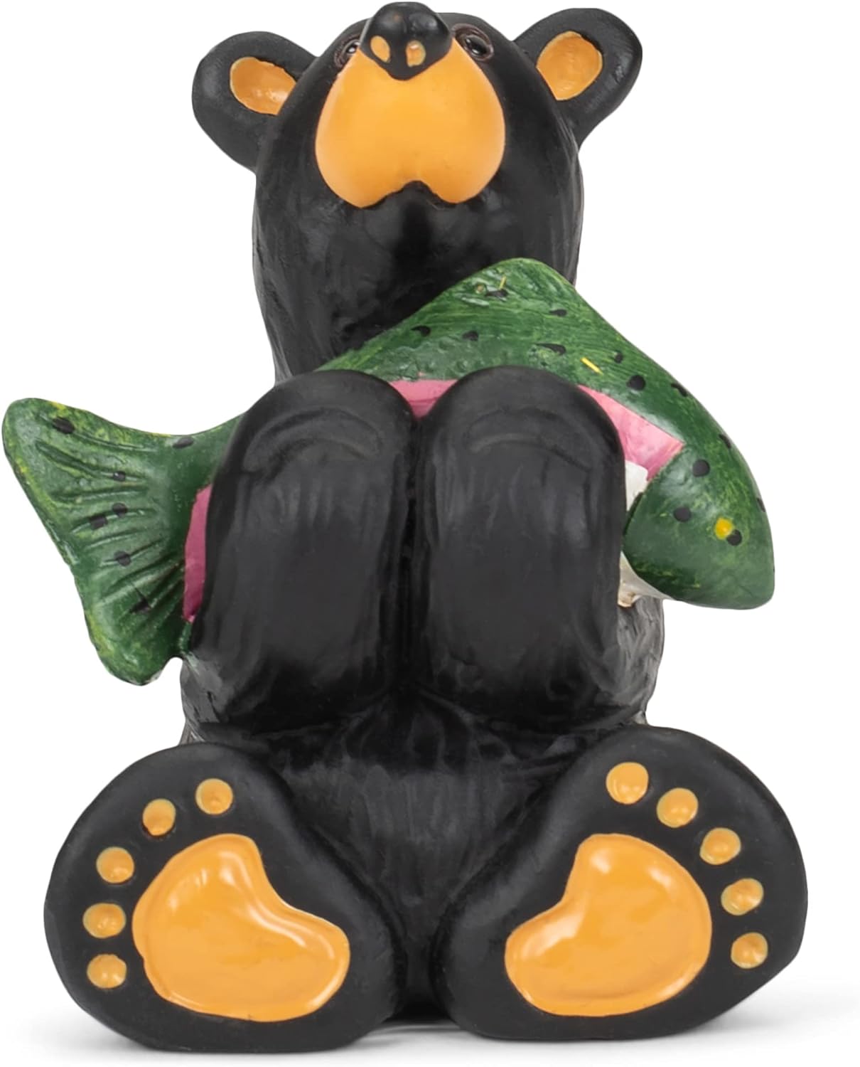 Tiny Cub with Fish Figurine, Mini