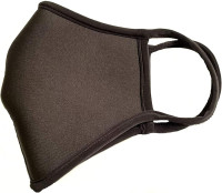 Reusable, Washable Neoprene/Cotton Face Mask Protection from Dust, Pollen, Pet Dander and other Airborne Irritants(Black)