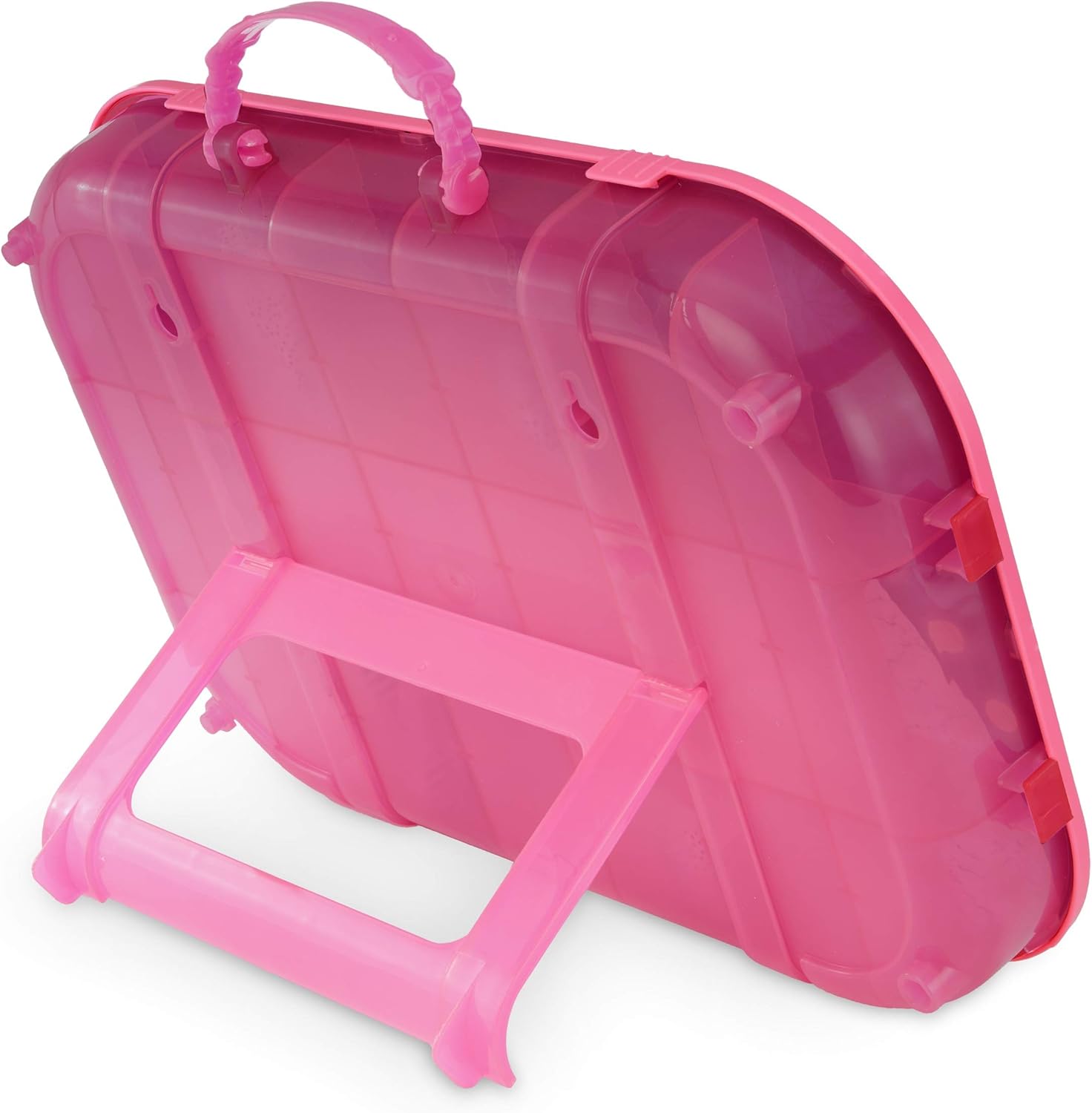 LOL Surprise Fashion Show On-The-Go 4-in-1 Playset and Carrying Case – Display 18+ dolls and Pets Creativity for Kids - Hot Pink Play Set Storage Fashion Studio