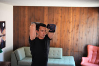 Kunto Fitness Elbow Brace Compression Support Sleeve (Shipped From USA) for Tendonitis, Tennis Elbow, Golf Elbow Treatment - Reduce Joint Pain During Any Activity! Large Multi-colored