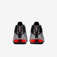 Nike Shox R4 Big Kids' Shoes (CW2626-005, Metallic Silver/Black/Picante Red/Metallic Silver) Size 6