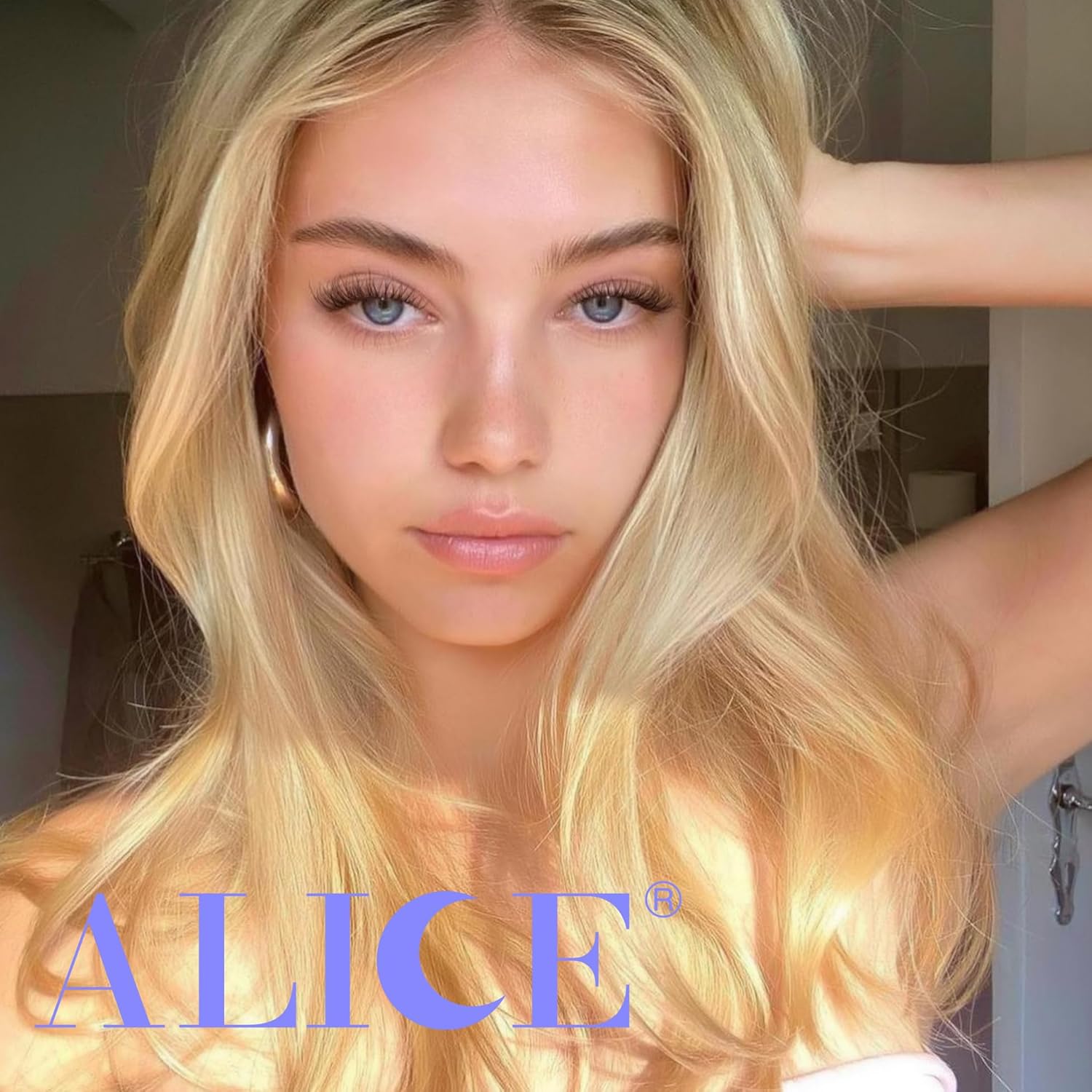 Natural Lash Clusters Wispy Cluster Eyelash Extensions 168pcs Individual Lashes 8-16mm C-Curly DIY Lash Extension Natural Look Soft Thin Band Cluster Lashes by ALICE B - Natural