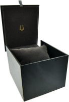 Bulova Men's Modern 3-Hand Automatic Watch, Open Aperture Dial and Edge to Edge Crystal Stainless/Blue Dial