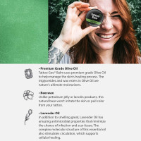 Tattoo Goo Tattoo Aftercare Balm, 0.32 oz (Travel Size), Natural Olive Oil & Beeswax, Supports Vibrant Color, Hydrates Fresh Ink, Moisturizing & Lightweight, No Petroleum, Mild Scent .33 Oz