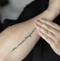 Tattoo Goo Tattoo Aftercare Balm, 0.32 oz (Travel Size), Natural Olive Oil & Beeswax, Supports Vibrant Color, Hydrates Fresh Ink, Moisturizing & Lightweight, No Petroleum, Mild Scent .33 Oz