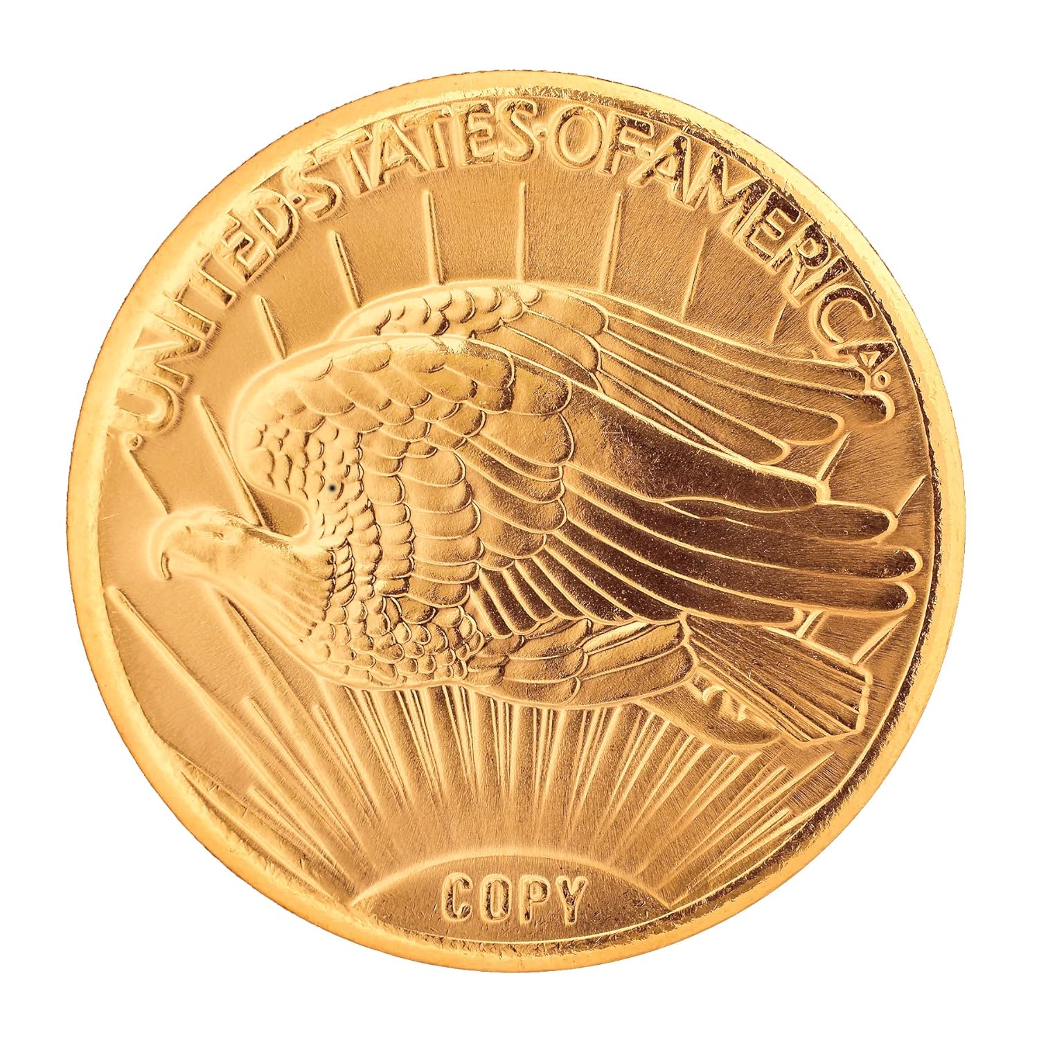 1933 $20 Gold Double Eagle Replica Coin, 24K Gold-Layered Collectible Tribute Proof by American Coin Treasures