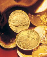 1933 $20 Gold Double Eagle Replica Coin, 24K Gold-Layered Collectible Tribute Proof by American Coin Treasures