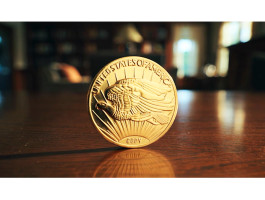 1933 $20 Gold Double Eagle Replica Coin, 24K Gold-Layered Collectible Tribute Proof by American Coin Treasures